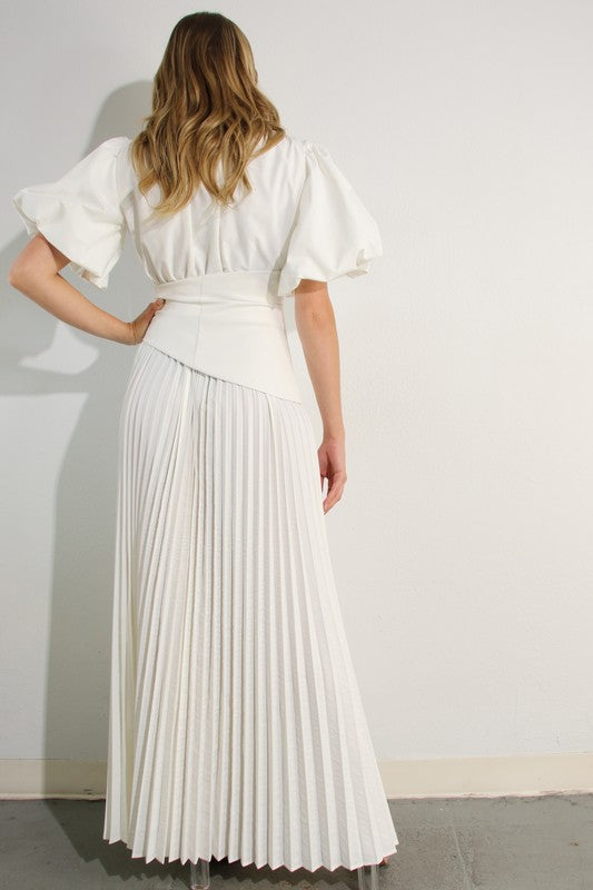 Murcia White Maxi Dress