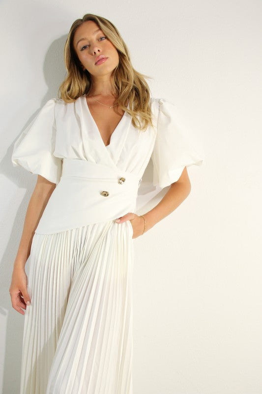 Murcia White Maxi Dress