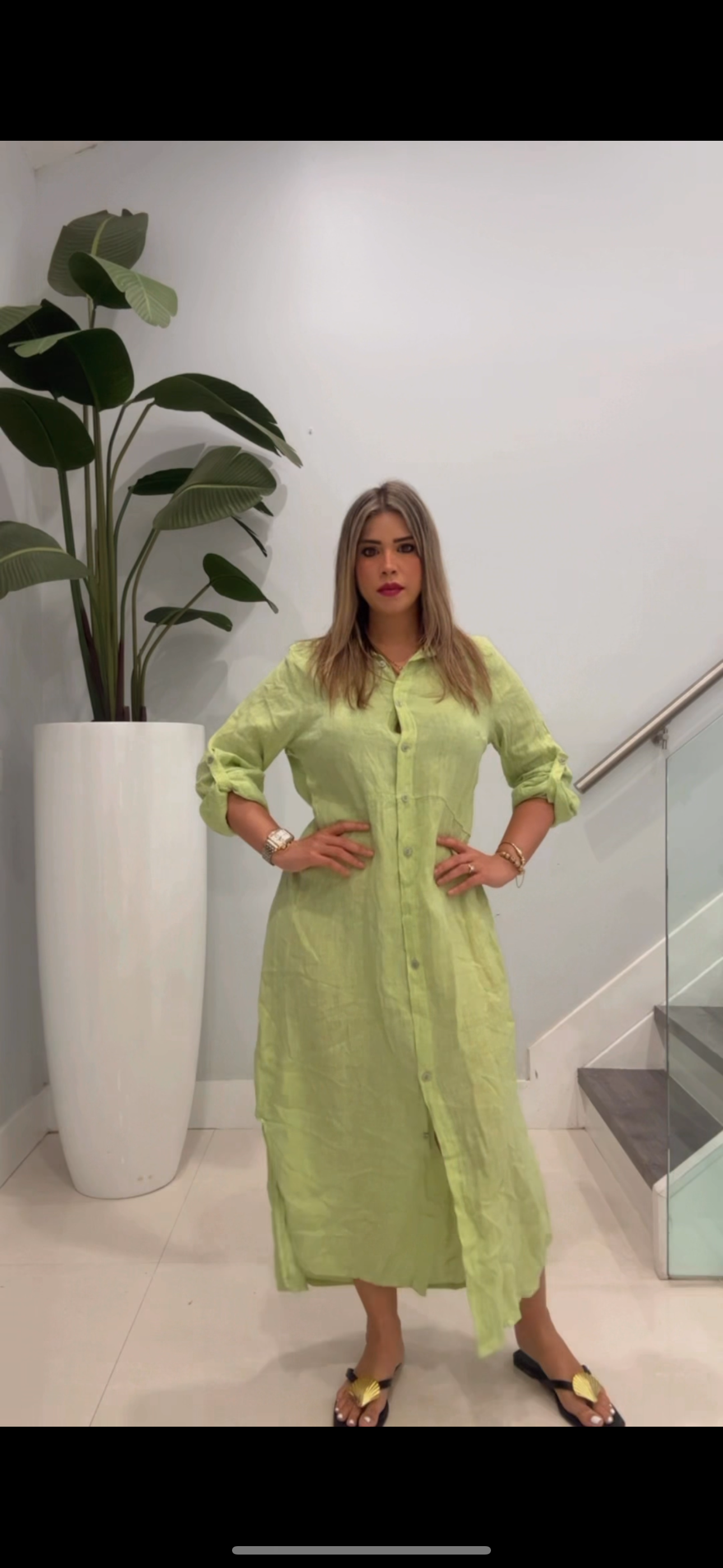 Patty linen maxi dress