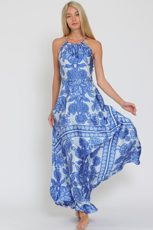 Alaya blue maxi dress