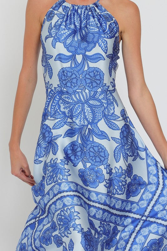 Alaya blue maxi dress