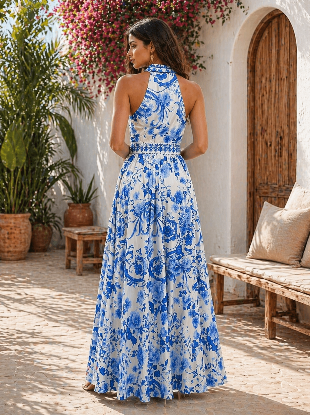 Mykonos maxi dress