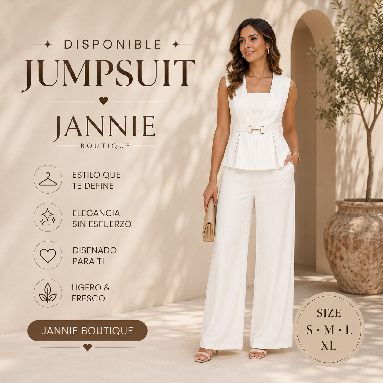 Marbella Belted Jumpsuit