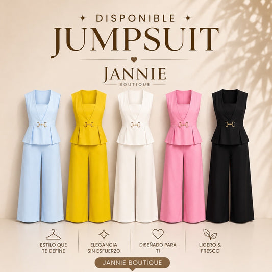 Marbella Belted Jumpsuit
