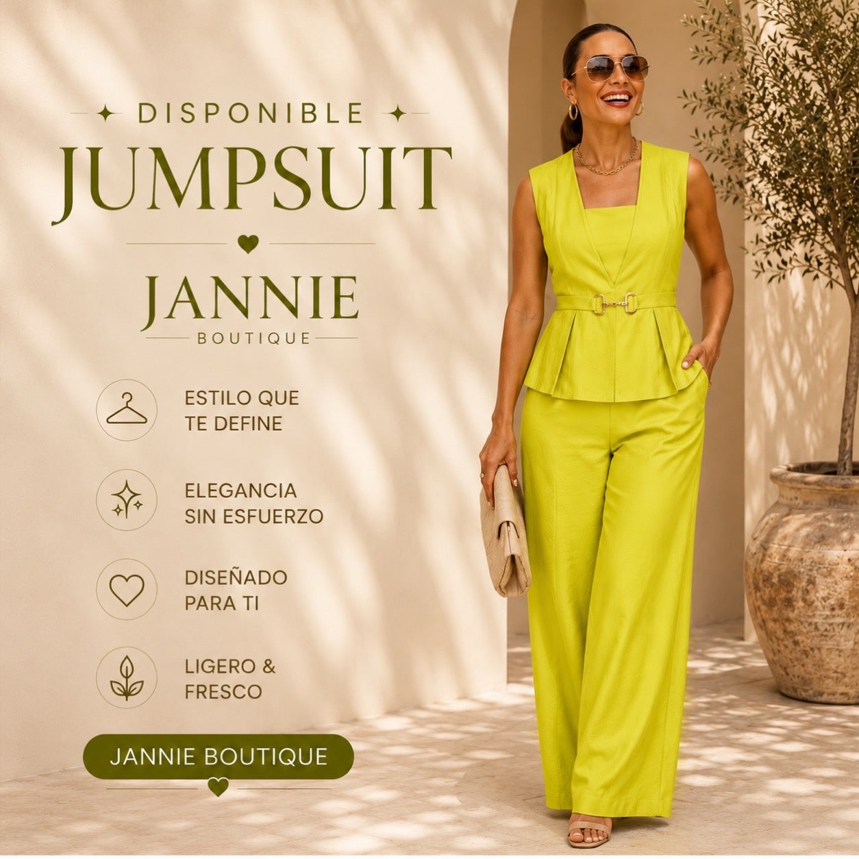 Marbella Belted Jumpsuit