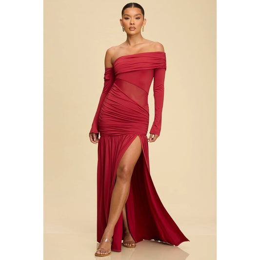 Ettaly Red Maxi Dress